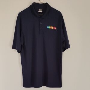 Nike Golf M&M'S Dri-Fit. Navy Polo. M